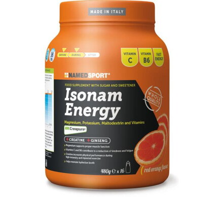 NAMEDSPORT Bevanda ISONAM ENERGY arancia 480g