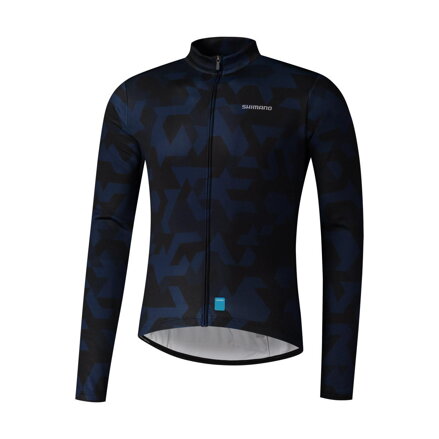 Maglia SHIMANO VERTEX TEAM LUNGA nera