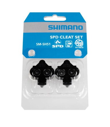 SHIMANO Pastiglie freno SM-SH51 SPD nere per PDM9000/8000/647/545/540/424/520/505/A530