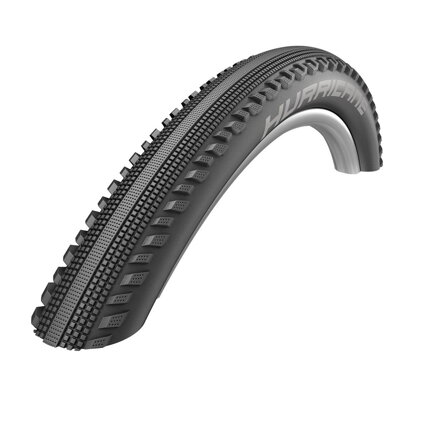 Pneumatico SCHWALBE HURRICANE (42-622) 28x1.60 Performance 67EPI RaceGuard 585g Nero reflex