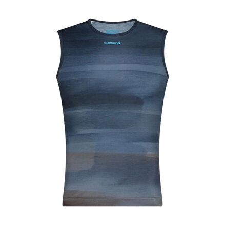 T-shirt SHIMANO VERTEX PRIMA SL BASE LAYER STAMPATA aurora blu