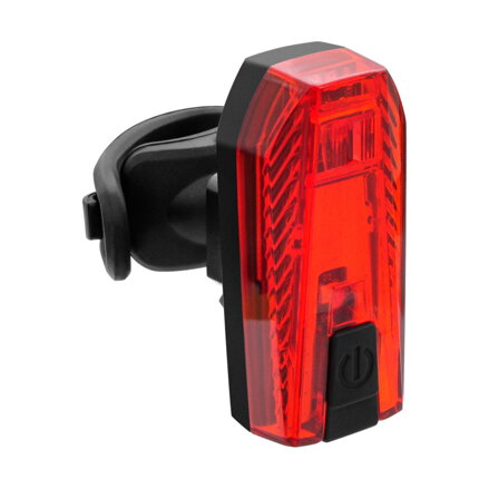 Fanale posteriore LONGUS DECELER 37 LED 3f + freno USB. Nero