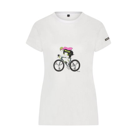 T-shirt da donna SHIMANO SENTIERO LTD bianca