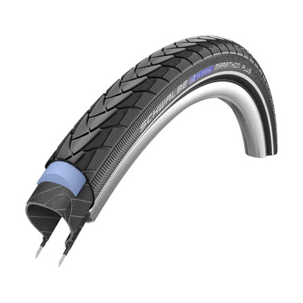 Pneumatico SCHWALBE MARATHON PLUS (25-622) 28x1.00 700x25C Performance 67EPI SmartGuard 595g Reflex