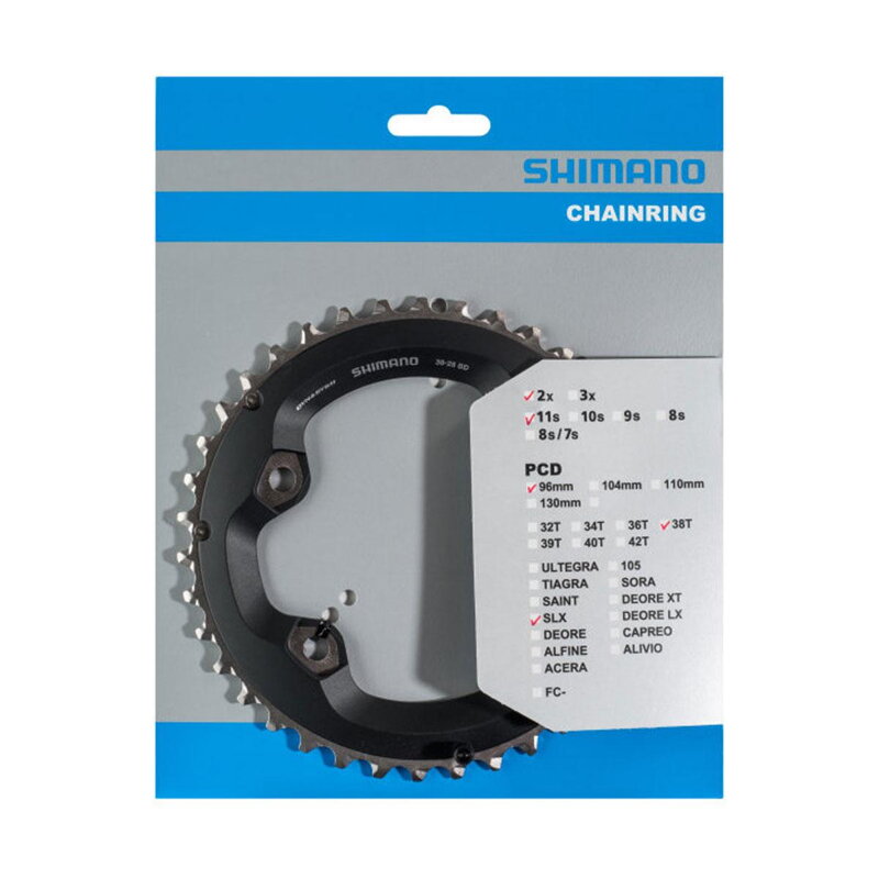 Cambio SHIMANO 38z. FC-M7000SLX38/28z. nero 96 mm