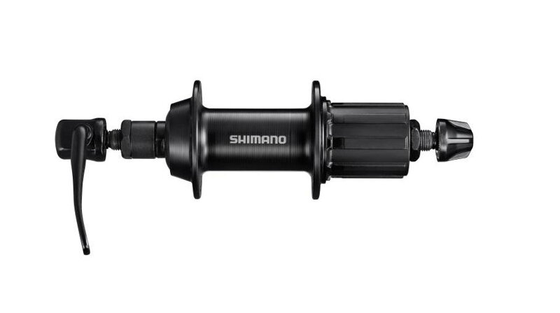 SHIMANO Mozzo posteriore FH-TY500 36d. 7-k. nero su r.u.