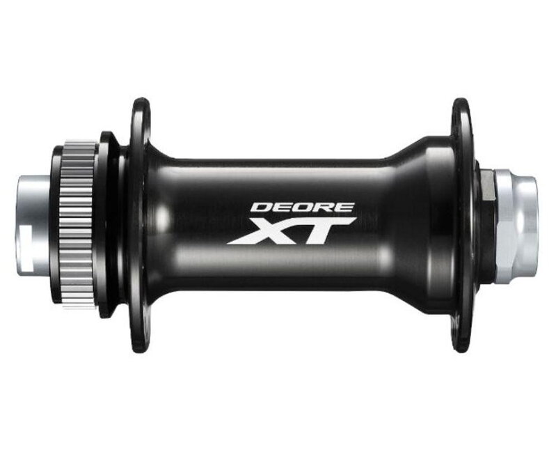 SHIMANO Mozzo anteriore XT HB-M8010 perno 100x15mm 32d. chiusura centrale nera