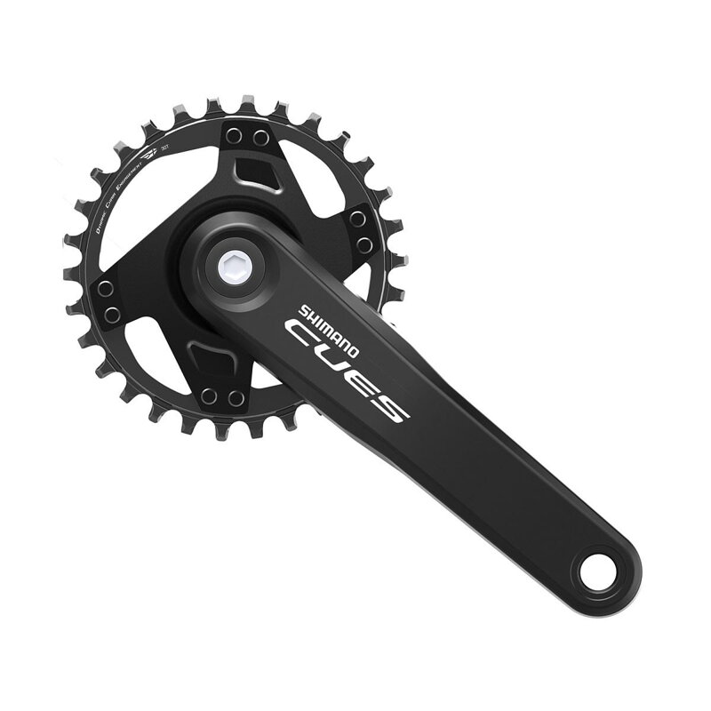 SHIMANO Stecche centrali FC-U4000 175mm 30z. 9/10/11-k. nero su un quadrato senza rilevamenti