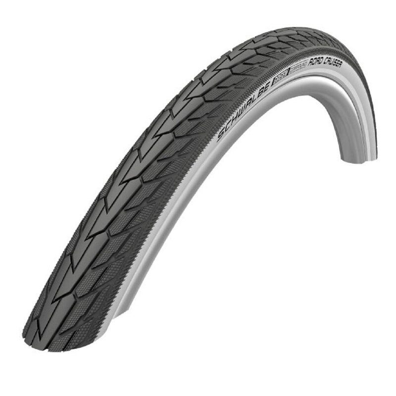 SCHWALBE Pneumatico ROAD CRUISER (37-622) 28x1.40 700x35C Active 50EPI K-Guard 625g Bianco lato Verde