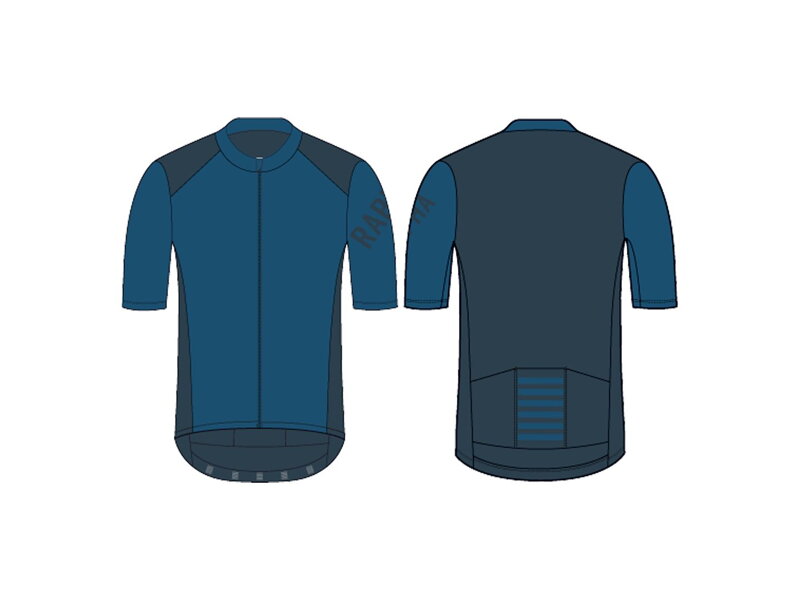 Maglia da ciclismo da allenamento Rapha Pro Team - Blu marino/Nero