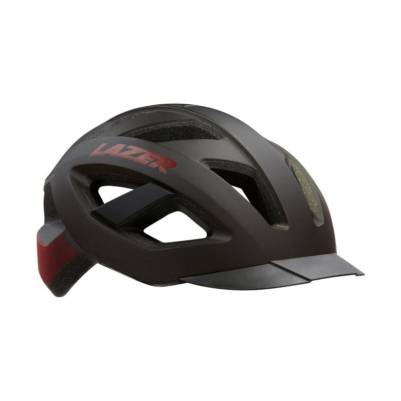 Casco CAMELEON nero opaco/rosso